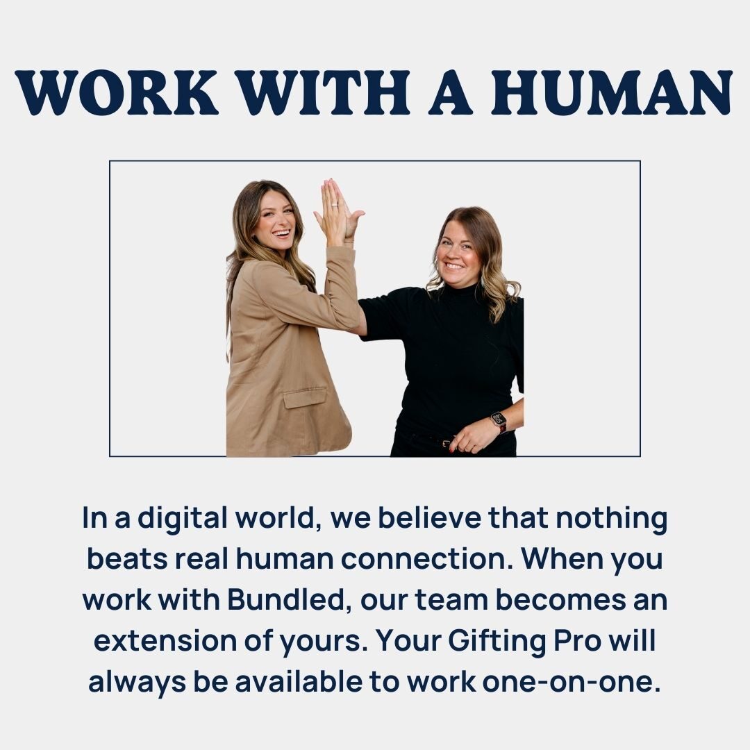 work with a real human corproate gifting company